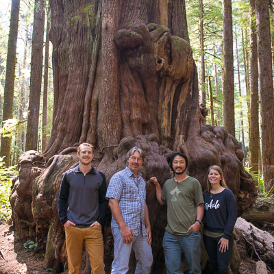 Left to Right: Ancient Forest Alliance (AFA) Boardwalk Coodinator TJ Watt
