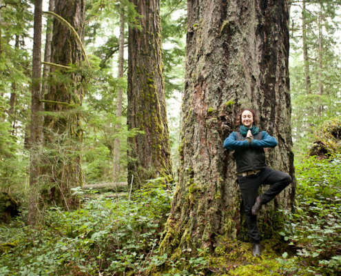 Cortes Island resident and activist