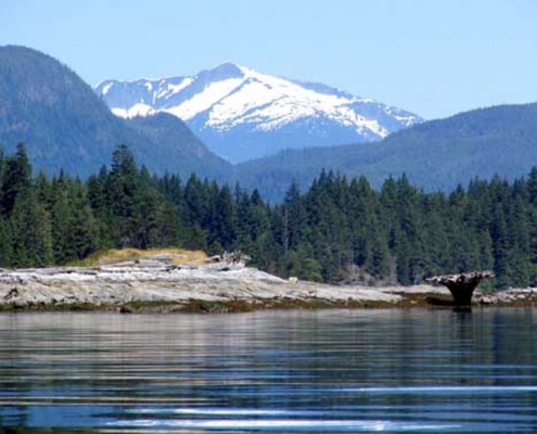Quadra Island is the largest of the Discovery Islands
