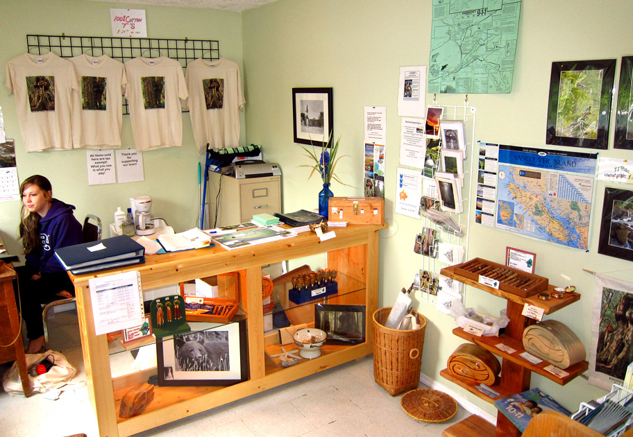 The new Port Renfrew Tourist Information Centre will help to funnel thousands of new visitors into the surrounding old-growth forests