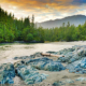 Flores Island sunset in Clayoquot Sound. This photo and many more will be available for purchase at the show!