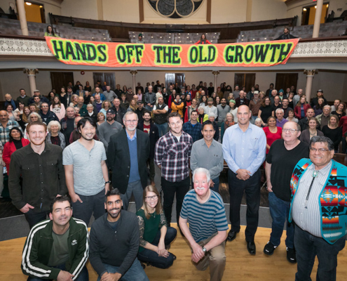 Speakers and Ralliers at Ancient Forest Event