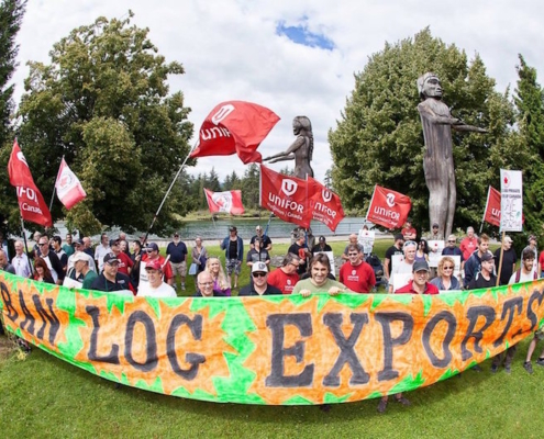 A Sustainable Forestry March & Rally Port Alberni hosted by the Pulp