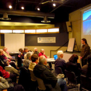 AFA campaigner and photographer TJ Watt presents at a previous AFA slideshow.