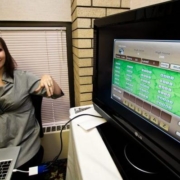 Kelly Pereira demonstrates Donate2Play