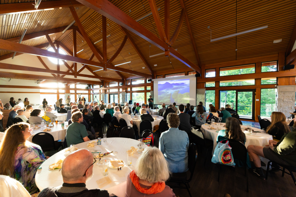 The beautiful Gorge Pavilion.