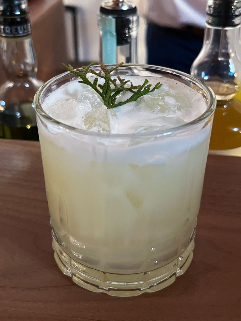  Thanks to Twist of Fate for the refreshing drinks! This was the Rainforest cocktail, yum!