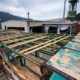 Lumber made from second-growth wood rolls through the former San Group Mill in Port Alberni. Facilities processing smaller diameter logs would have benefited from a fund with the stipulations that we are proposing.